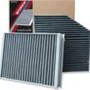 2 Cabin Air Filter Kit (2 Filters) fit for Mercedes C300 (2015-2023), GLC300 (2016-2022), E300 (2017-2019), E400 (2018), E350 (2020-2023), E450 (2021-2023), C/E/GLC-Class