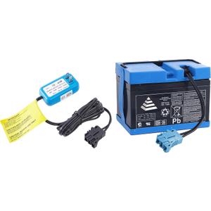 12V 12AH Battery and Charger Combo Kit for Peg Perego Taurus Utility Truck for Polaris RZR 900 for Polaris Slingshot for John-Deere Gator XUV for Gaucho Rock'in Children Ride on Car