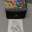 JACK BROWN 120 Colors Alcohol Markers Set with Fine & Chisel Dual Tip - Professional Art Markers for Adults & Kids, Perfect for Drawing, Sketching, Coloring & Animation - Includes Durable Marker Case