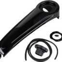 Gloss Black Stretched Panel Dash Oil Fuel Console with Gas Tank Cap Cover For Harley Touring FLHT FLHX 1986-2007