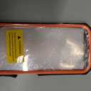 FNTCASE for iPhone 17 Phone Case: Military Grade Drop Proof Protection Mobile Cover with Kickstand | Matte Textured Rugged Shockproof TPU | Protective Sturdy Phone Case - 6.3 inch Orange
