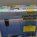 Tetra 3 Gallon Small Fish Tank, Aquarium Starter Kit, with Filter, Air pump, & Color Changing Light, Half Moon shape, for Gold Fish & Betta (3 Gallon (12.9 x 6.8 x 12.5 inches))