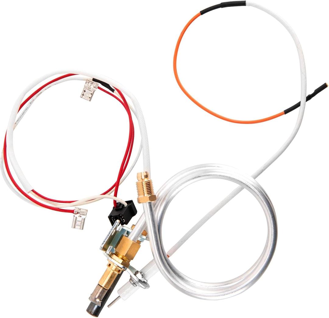100112330 Water Heater Pilot Assembly, 9007876 9007877 Gas Thermopile Fit for Whirlpool Water Heater Thermocouple 300 301 Series and Reliance, A.O.Smith, Kenmore, State, American