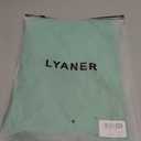 LYANER Women's Deep V Neck Button Front Bell Long Sleeve Blouse Shirt Top Grass Green Medium