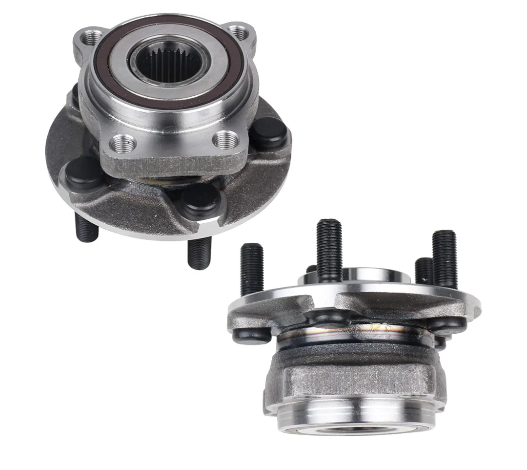 KUSATEC 513220 2PCS Front Wheel Bearing and Hub Assembly Compatible with Subaru Outback Legacy 2005 2006 2007 2008 2009 2010 2011 2012 2013 2014, 5 Lug Bolts w/ABS