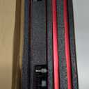 Portable Stair Tread Template Tool, Simple Assembly Stair Measuring Tool, Adjustable Bar Length from 23" to 64.2", Precision Stair Tread Jig with Dual Knobs and Stop Pins, 14" Pivoting Scale (Red)