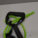 RitFit Single Resistance Exercise Band with Comfortable Handles - Ideal for Physical Therapy, Strength Training, Muscle Toning - Foam Padding Door Anchor and Starter Guide Included (8-12lbs)