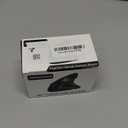 Bluetooth and 2.4G (2-in-1) Rechargeable Wireless Mouse, Ergonomic Vertical Design, 1000/1200/1600 DPI, 6 Silent Buttons, for Laptop, Computer, PC, MacBook, Chromebook-Black