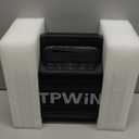 TPWIN Bluetooth Speaker - 80W Loud Rugged Outdoor Speakers, IPX6 Waterproof, 20H Playtime, Deep Bass, Lightshow, TWS, BT 5.3 Wireless, Portable for Travel Hiking Camping Beach Pool - Black