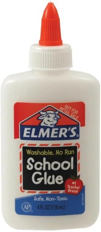 Elmers Liquid School Glue VLLVvz, Washable, 4 Ounces, 2 Count