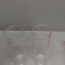 Teenyyou Bud Vases Set of 12 Tall Glass Cylinder Vases Clear Single Flower Glass Vase Bulk for Wildflower Party Centerpieces Wedding Decoration Floating Candle Holder Wedding Decor, 6 Sizes