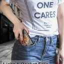 Compatible for iPhone 14 Case Cute with Strap Stand Finger Kickstand, Designer Cool Silicone Cases Funda Cover - Orange Flower Mandala