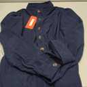 HOTOUCH Women's 3/4 Sleeve A-line and Flare Midi Long Dress (Medium)