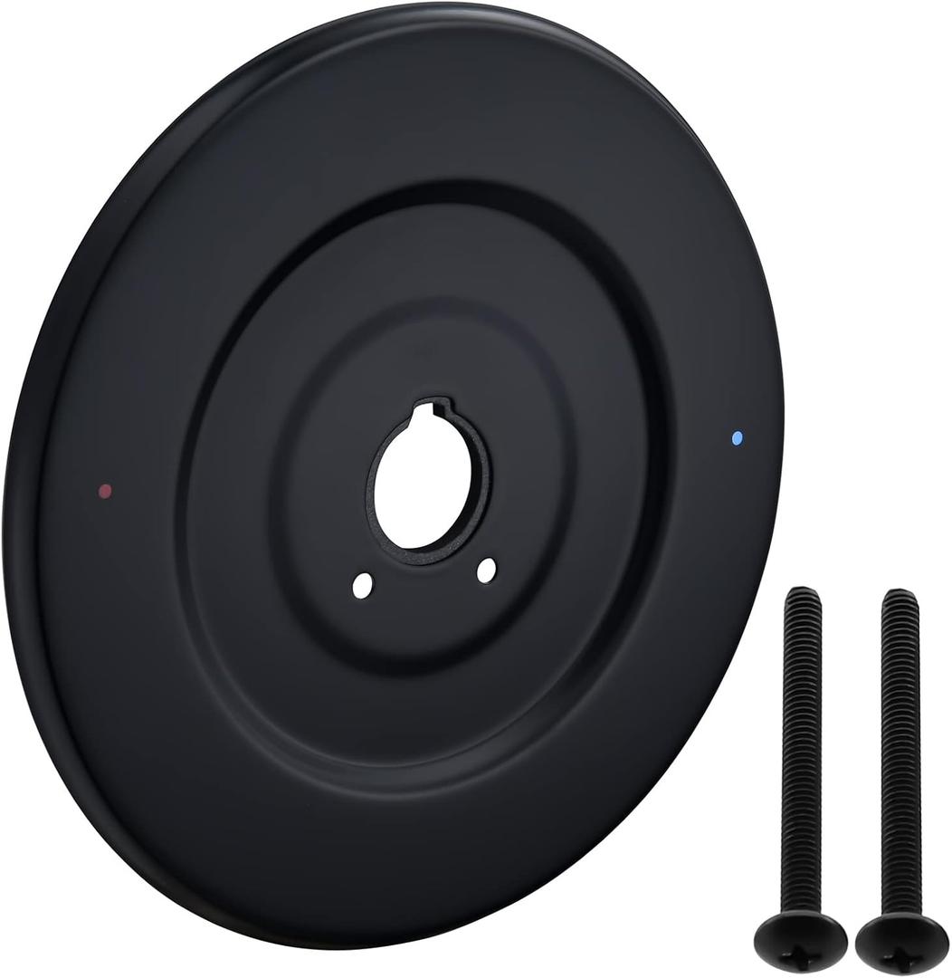 Escutcheon Replacement for Moen 16090 Chateau Collection, for One-Handle Tub and Shower Faucets, Matte Black