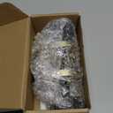 Mega Handles Buena Passage Door Knobs - 1 Pack Reversible Interior Door Knobs, Heavy Duty Passage Gold Door Knob for Closet & Hallway, No Lock, Fits All Standard Door Sizes - Satin Brass