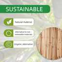 4 Ft Bamboo Stakes for Plant with Twist Ties 60 pcs Bamboo Sticks Plant Support Garden Stakes Poles for Tomatoes Cucumber Grapes Pole Beans Trees Potted Dahlia Flowers