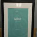 LaVie Home 16 x 24 Picture Frame Black Poster Frame,Display Pictures 12x18 with Mat or 16x24 Without Mat, Stable and Sturdy Frame and Polished Plexiglass, Suitable for wall decoration1 Pack