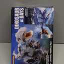 Dual Dinosaur Building Sets - Indominus Rex & Mosasaurus Dinosaur Toys with Poseable Joints, STEM Educational Toys for Kids Ages 6-12, Creative Birthday Gifts for Boys and Girls (Gray,Blue)