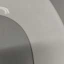 Huttdmel Elongated Toilet Seat 18.5", Soft Close Quiet Lid, Top & Bottom Mount, Never Loosen Hinges, Easy Install, Heavy Duty PP No Yellowing, Fits Standard Elongated Toilets, White