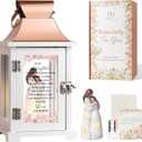 Daughter Gifts from Mom, Daughter Birthday Gifts, Meaningful Gifts for Daughter for Mothers Day Graduation Christmas, Lantern with Mother Daughter Figurine (You Are an Amazing Women-figure 1)