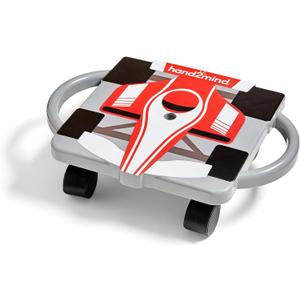 hand2mind Red Speedway Racer Scooter Board, Floor Scooter Board, Gross Motor Toys, Kids Exercise & Physical Education Equipment, Playground Toys, Indoor Active Play, Toddler Outdoor Activities