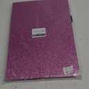 CLARKCAS Glitter Case for iPad Pro 11 inch 2024(M4),Slim Sparkly Bling Leather Bifold Stand with Hard Back Shell,Smart Tablet Case Cover with Auto Sleep/Wake,Pencil Holder for A2837/A3006,Purple