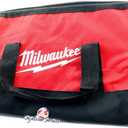 Milwaukee Soft Side Durable Heavy Duty Tool Contractor Bag 16" x 9.5" x 11" New