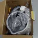 Milk Frother and Steamer 4 in 1, Milk Steamer with Auto Temperature Control, Warm & Cold Foam Maker, Hot Chocolate Maker, Frother for Coffee, Latte, Cappuccino, White