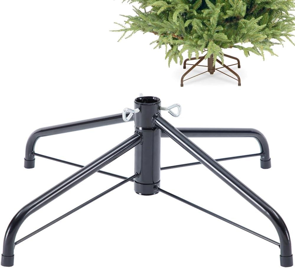 Sivya Christmas Tree Stand for 4 to 6 Foot TreesFits 0.7-0.86 Inch Pole (16"/40cm, Dia 0.86"/2.2cm)
