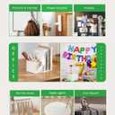 Double Sided Tape Heavy Duty, Double Sided Mounting Nano Tape 13.3FT, Clear & Tough Two Sided Adhesive Tape, Removable Picture Hanging Strips for Wall, Poster, Carpet, Home Office Outdoor