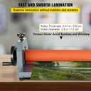 VEVOR 39 Inch Cold Laminator Machine 10mm Manual Vinyl Photo Film Cold laminator Hand Crank Pressure Cold Roll laminator, 39Inch