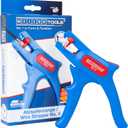 WEICON TOOLS Wire Stripper No. 5, automatic wire stripper 0.2-6 mm, wire stripper with side cutter up to 2 mm