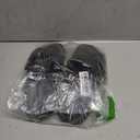 FUNKYMONKEY Women's Comfort Slides Double Buckle Adjustable EVA Flat Sandals Size 8