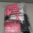 Ramede 20 Pairs Breast Cancer Sports Arm Sleeves Pink Ribbon Football Sports Compression for Volleyball (Mainly White, Light Pink, Dark Pink, Black)