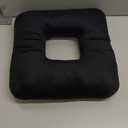 AOSSA Bed Sore Cushions for Butt Positioning Pillow, Pressure Ulcer Cushion, Donut Pressure Relief Pillow for Sleeping Position Wedge After Surgery Turning Back Body Leg Support Medical Seat Cushion, Black 