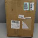 3 Tier Heavy Duty White Metal Rolling Cart with Lockable Wheels, Three Tier Roller Book Snack Cart, Utility Storage Organizer Carts for Kitchen, Bathroom, Garage, Baby Diaper, Craft, Art, Teacher