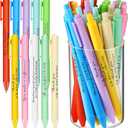 Crtiin 50 Pcs Gel Ink Pens Motivational Pen for Coworkers Inspirational Pens Bulk Smooth Writing Affirmation Pen for Students Thank You Gifts for Staff Volunteer(Fresh Color,Appreciation)