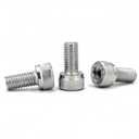 2 x M5-0.8 x 10mm Socket Head Cap Screws, Stainless Steel 18-8 (304), Allen Socket Drive, Full Thread, Bright Finish, 50 PCS
