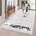 Muddy Mat | Super Absorbent Door Mat Indoor, Microfiber Quick Dry Chenille Entryway Rug, Non-Slip Front Door Mat, Indoor Mats for Entryway, Machine Washable Pet Rug, White 36"x60"