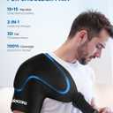 Shoulder Ice Pack Wrap with Triple Coldfocus Expert Gel for Long-Lasting Rotator Cuff Cold Therapy, Shoulder ice Brace Rotator Cuff Cold Therapy for for Pain Relief, Post Recovery (Universal)