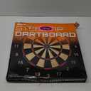 Franklin Sports Bristle Dart Board - Professional Steel Wire Dartboard - Regulation Sized 18" Inch Steel Tip Darts Board - Self Healing Sisal Dartboard for Adults