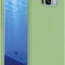 for Samsung Galaxy S8 Case Green, Scratch Resistant with Soft Touch, Slim Thin Phone Cover for Samsung Galaxy S8