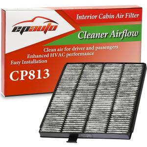 EPAuto CP813 (CF8813A) Cabin Air Filter includes Activated Carbon Replacement for Honda Odyssey (1999-2004), Pilot (2003-2008), Acura MDX (2001-2006)