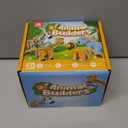 Coogam Wooden Snap Together Building Toy, Take Apart Construction Builders, Assembly Animal Building Blocks, STEM Fine Motor Learning Toy Gift for 3 4 5 Years Old Kids