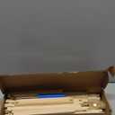 16 PCS Stretcher Bars for Needlework, 4 Sizes Wooden Splicing Canvas Needlepoint Embroidery Stitch Frame Set with 50 Thumb Tacks & Tack Remover for Cross Stitch Hand Embroidery Art Craft Supplies