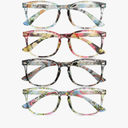 BLS BLUES Reading Glasses for Women/Men, Readers for Women/Men, Eye glasses, Blue Light Reading Glasses, Cheaters, Eyeglasses +1.5