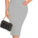 Shapewear Slip for Women Tummy Control V Neck Cami Under Dress Full Slips Body Shaper Seamless for Under Dresses (Small, Grey 228)