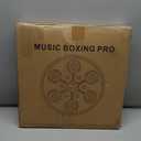 Second Generation Music Boxing Machine with Boxing Gloves, Boxing Machine Wall Mounted Music, Smart Bluetooth Music Boxing Trainer with Gloves, Music Boxing Machine for Adults, Indoor and Gym (Black)