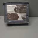 Levoo 100% Cotton Sheets Cal King Size Set 18"-24" Extra Deep Pocket Cal King Sheets Set Soft Breathable 4Pcs Bed Sheets with 1 Flat Sheet, 1 Fitted Sheet, 2 Pillowcases (Cal King, Dark Gray)