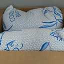 2 Pack Standard Size Rayon Derived from Bamboo Pillow for Sleeping, Cooling Shredded Memory Foam Adjustable Bed Pillow with Hypoallergenic, Removable/Washable Cover